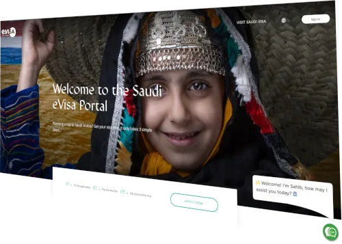 Online visa application to Saudi Arabia