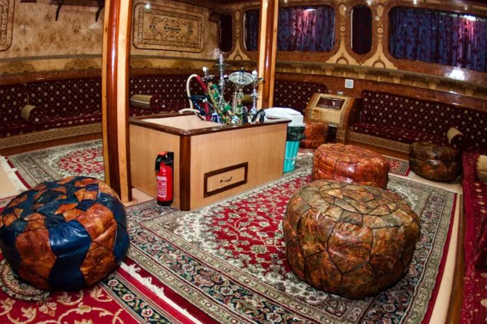 Oriental Salon on M/Y Andromeda in Saudi Arabia