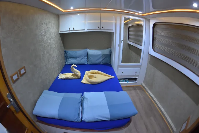 Cabin with a Queen-size Bed on M/Y Andromeda in Saudi Arabia